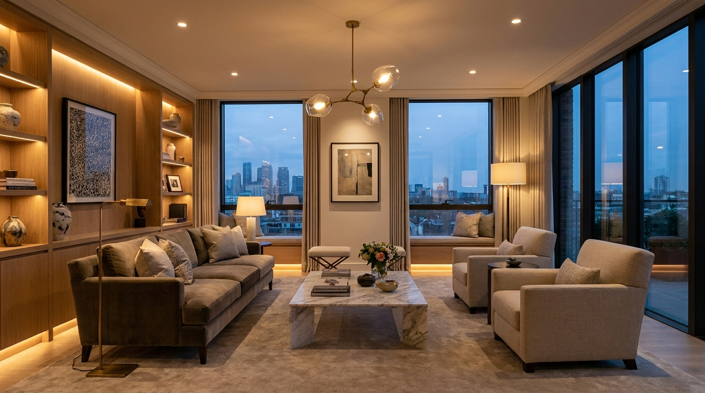 S.T. Electrical electrician fitting modern lighting